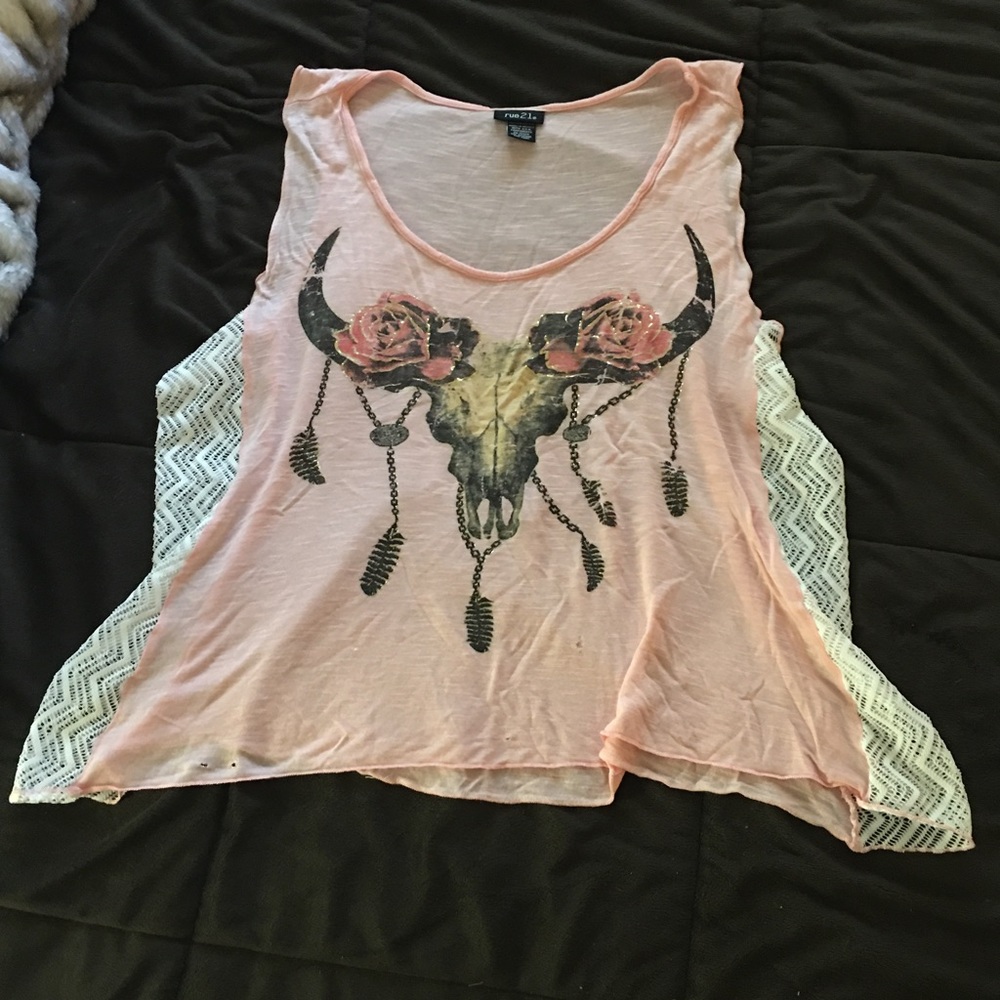 Steer skull tank